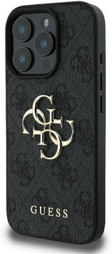 Guess 4G Big Logo Case for iPhone 16 Pro Max 6.9" Black - GUHCP16X4GMGGR