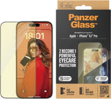 Panzer Glass Ultra Wide Fit Eyecare Screen Protection for iphone 15 Pro 6.1" - 2814