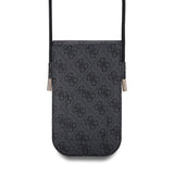 Guess PU 4G Big Love Logo Universal Phone Pouch with Strap and Card Slot Black - GUOWBPGP4NLGWK