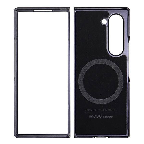 Audi Synthetic Leather Hardcase with MagSafe for Samsung Galaxy Z Fold 6 Black - AU-TPUPCMFold6-Q5/D1-BK