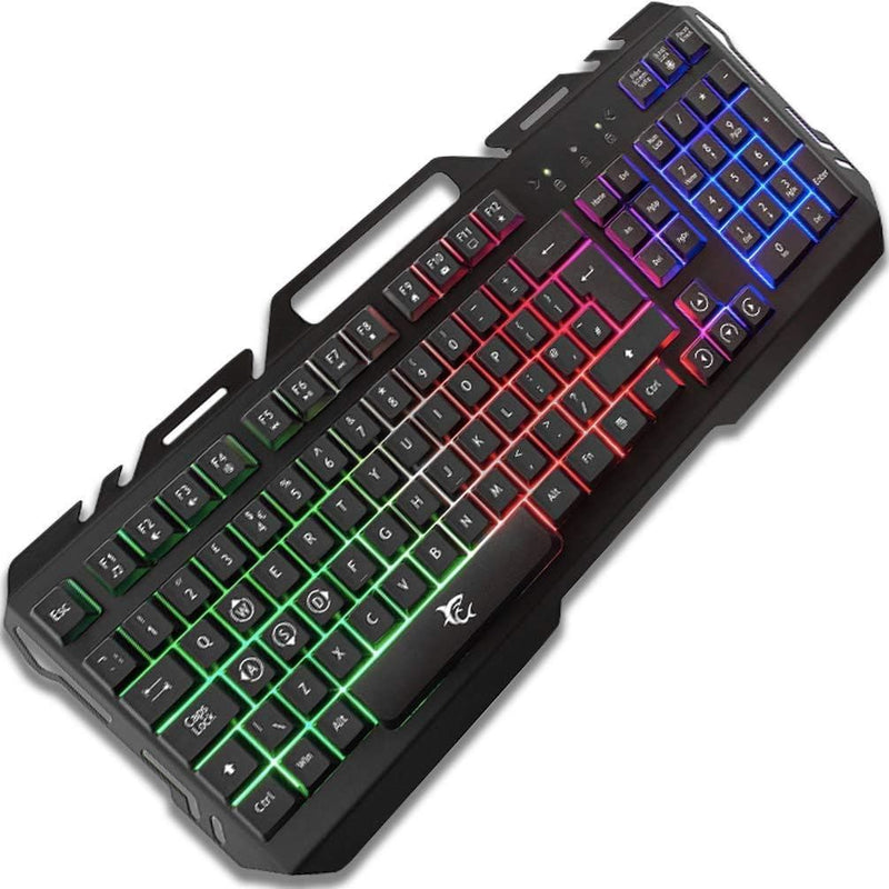 White Shark Gladiator 2 UK Wired Gaming Keyboard LED Backlit Black - GK-1923UK