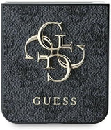 Guess PU Big 4G Metal Logo Case for Samsung Galaxy Z Flip 6 Black- GUHCZF64GMGGR