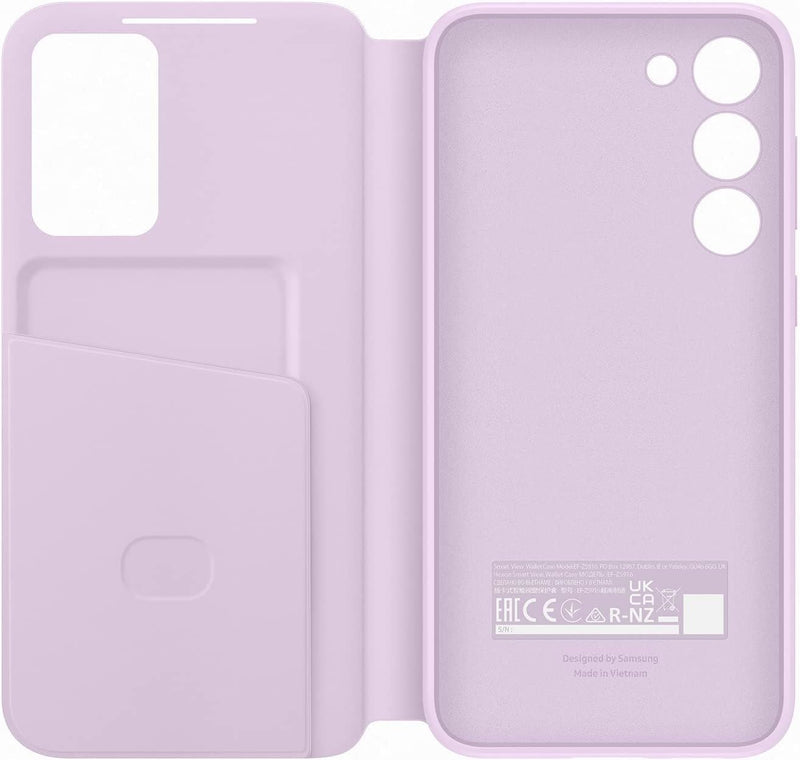 Samsung Galaxy S23 Plus Smart View Wallet Case Lilac - EF-ZS916CVEGWW