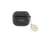 Guess PC/PU 4G Script Charm Case for Airpods 3 Black - GUA3P4E4CDK