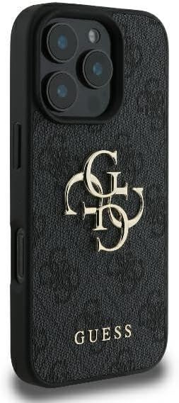 Guess 4G Big Logo Case for iPhone 16 Pro Max 6.9" Black - GUHCP16X4GMGGR