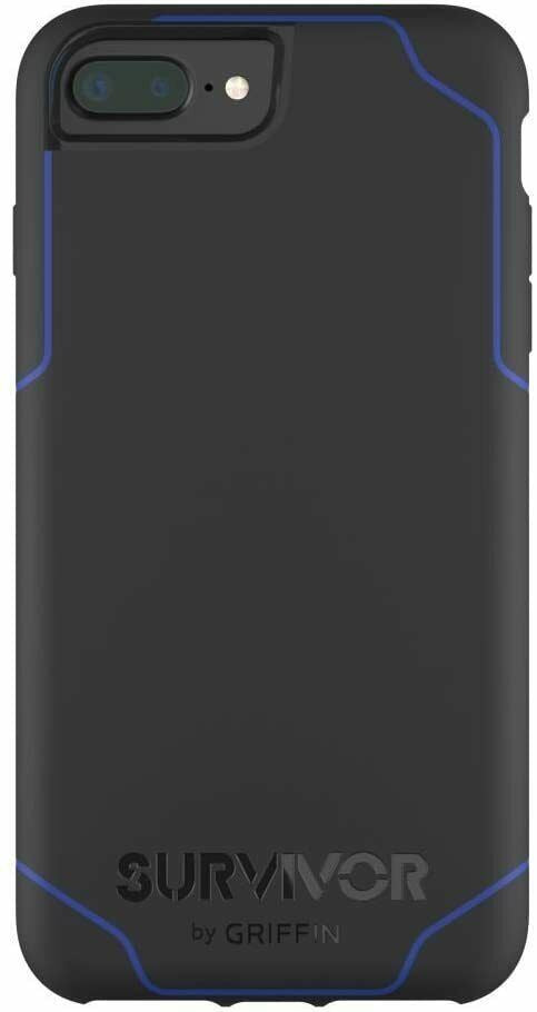 Griffin Survivor Journey Case for iPhone 7  8 Plus 5.5" Black Blue GB42817