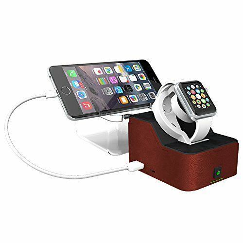 Trident 2700 mAh Powerbank Odyssey Valet for Apple Watch 1 2 3 Cognac