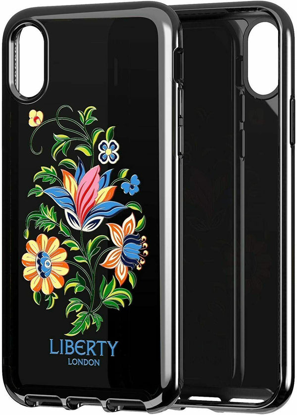 Tech21�Evo Luxe Case Black Flowers for iphone X XS 5.8" T21-6187