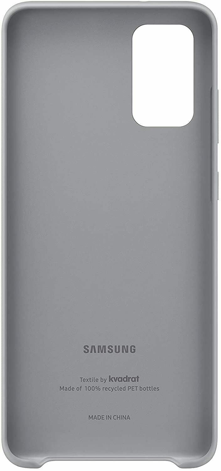 Genuine Samsung Galaxy S20 Plus Grey Kvadrat Cover Case EF-XG985FJEG