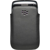 BlackBerry Bold 9790 Leather Pocket Pouch Case Black Purple ACC-41816-201