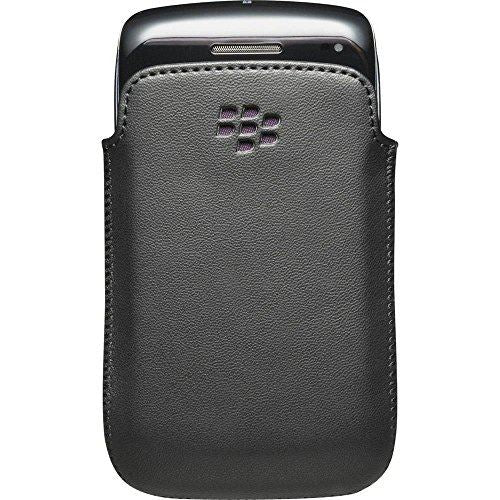 BlackBerry Bold 9790 Leather Pocket Pouch Case Black Purple ACC-41816-201