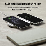 Belkin 10W Qi Dual Wireless Charging Pad with UK Plug White - WIZ002myWH