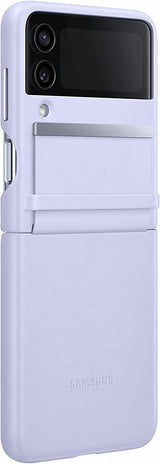 Samsung Galaxy Z Flip 4 Flap Leather Cover Serene Purple - EF-VF721LLEGWW