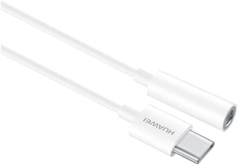 Huawei CM20 Headphone Jack Adapter USB C to 3.5mm White - 55030086