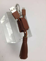 Native Union PowerLink Tassel Lightning Cable Tan Gold - LINK-CAM-GLD-L