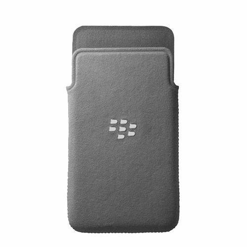 Genuine Blackberry Grey Microfibre Slip Pouch Case Cover for Z10 ACC-49282-201