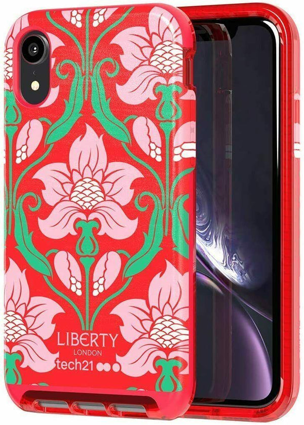 Tech21�Evo Luxe Case Azelia Case Red for iphone XR 6.1" T21-6127