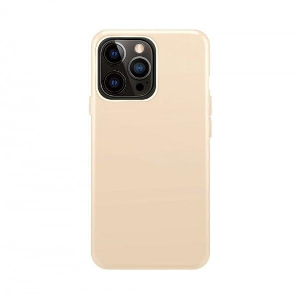 Xqisit Silicone Case for iphone 14 Pro 6.1" Silky Nude - 50536