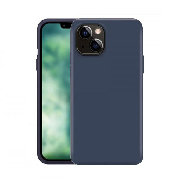 Xqisit Silicone Case for iphone 14 Plus 6.7" Abyss Blue - 50448