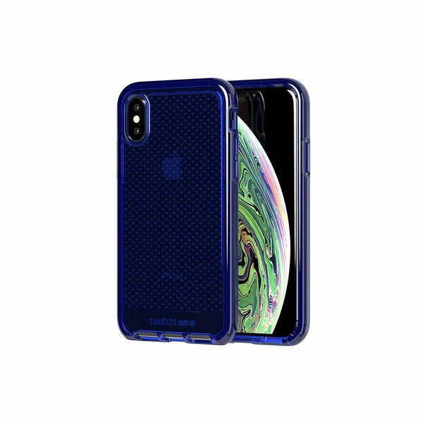 Tech21 Evo Check Midnight Blue Case for iPhone X XS Max 6.5" T21-6542