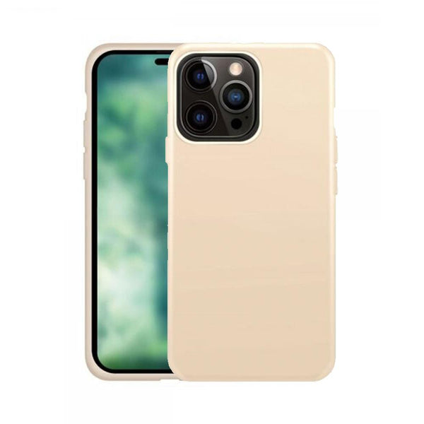 Xqisit Silicone Case for iphone 14 Pro Max 6.7" Silky Nude - 50538