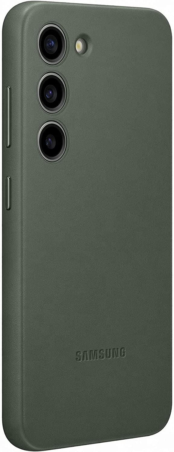 Samsung Galaxy S23 Leather Case Green - EF-VS911LGEGWW