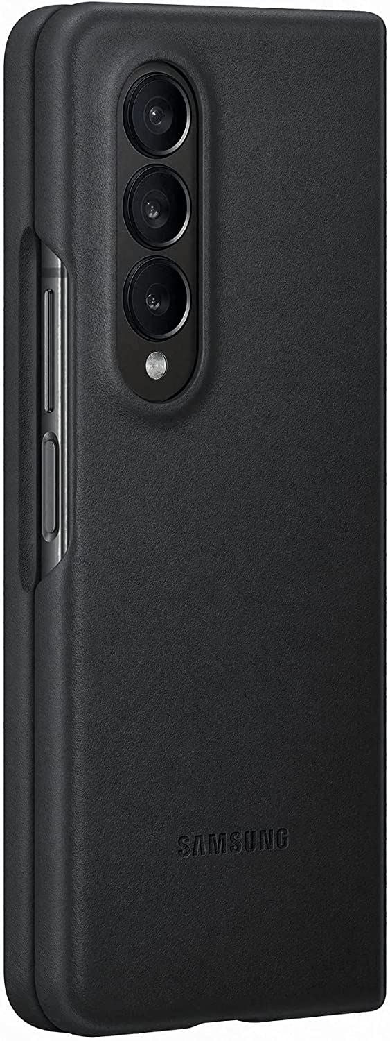 Samsung Galaxy Z Fold 4 Leather Cover Black - EF-VF936LBEGWW