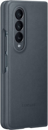 Samsung Galaxy Z Fold 4 Leather Cover Grey/Green - EF-VF936LJEGWW