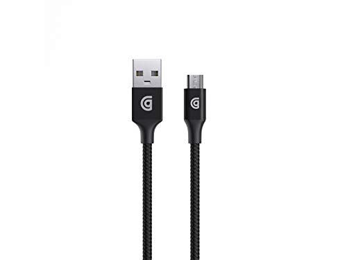 Griffin Premium Braided 1.8M Micro USB Black Charge Sync Cable GC43082