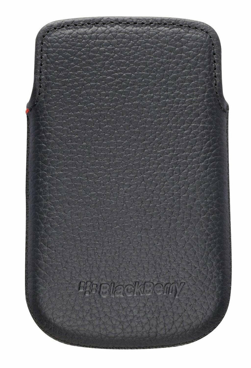 BlackBerry Leather Pocket Pouch for Bold 9900 9930 Black ACC-38857-201