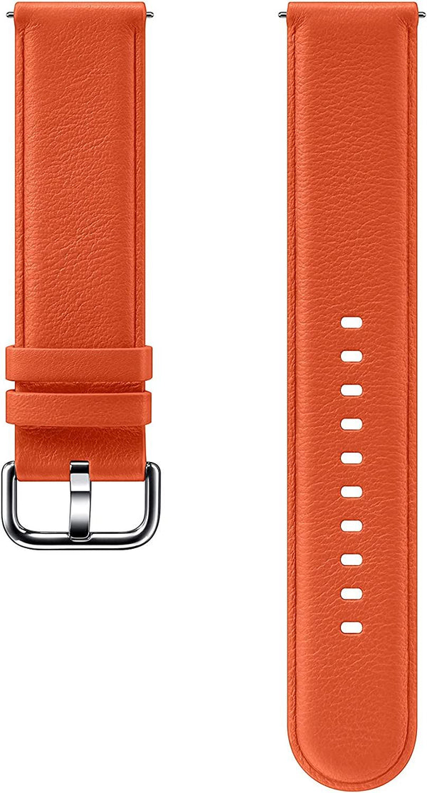 Samsung Galaxy Watch Active 2 Leather Band 20mm Orange - ET-SLR82MOEGWW