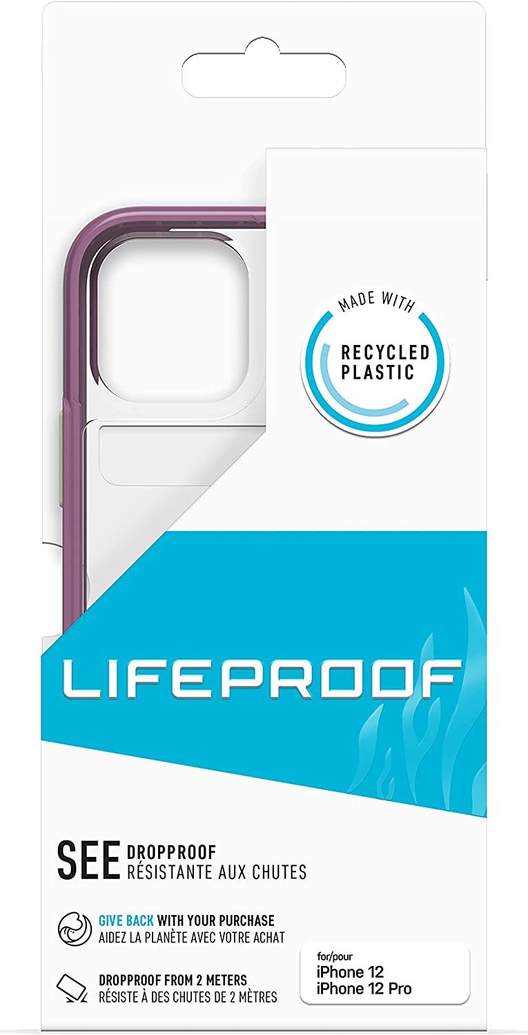 Lifeproof See Case for iphone 12/12 Pro 6.1" Emoceanal Clear/Purple 77-83070