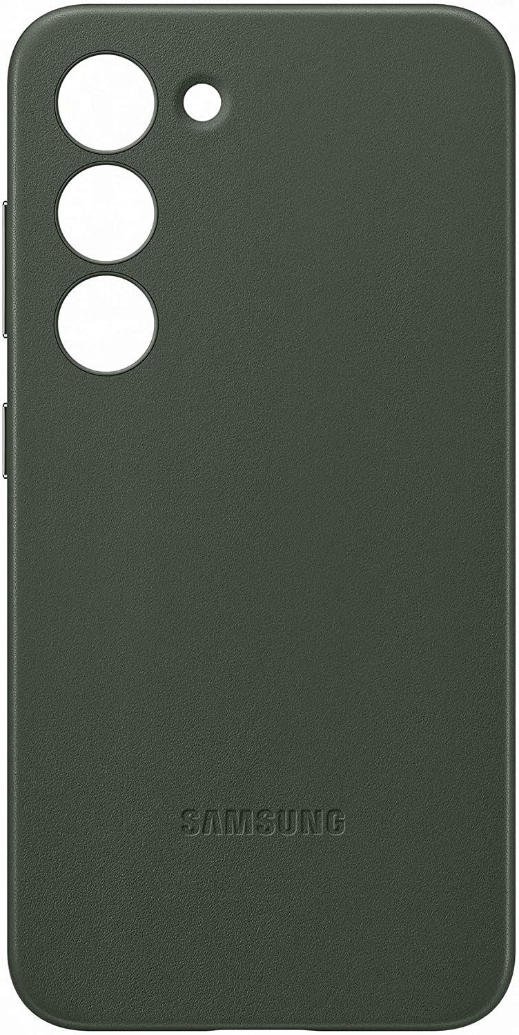 Samsung Galaxy S23 Leather Case Green - EF-VS911LGEGWW