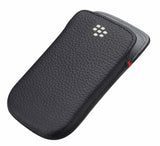 BlackBerry Leather Pocket Pouch for Bold 9900 9930 Black ACC-38857-201