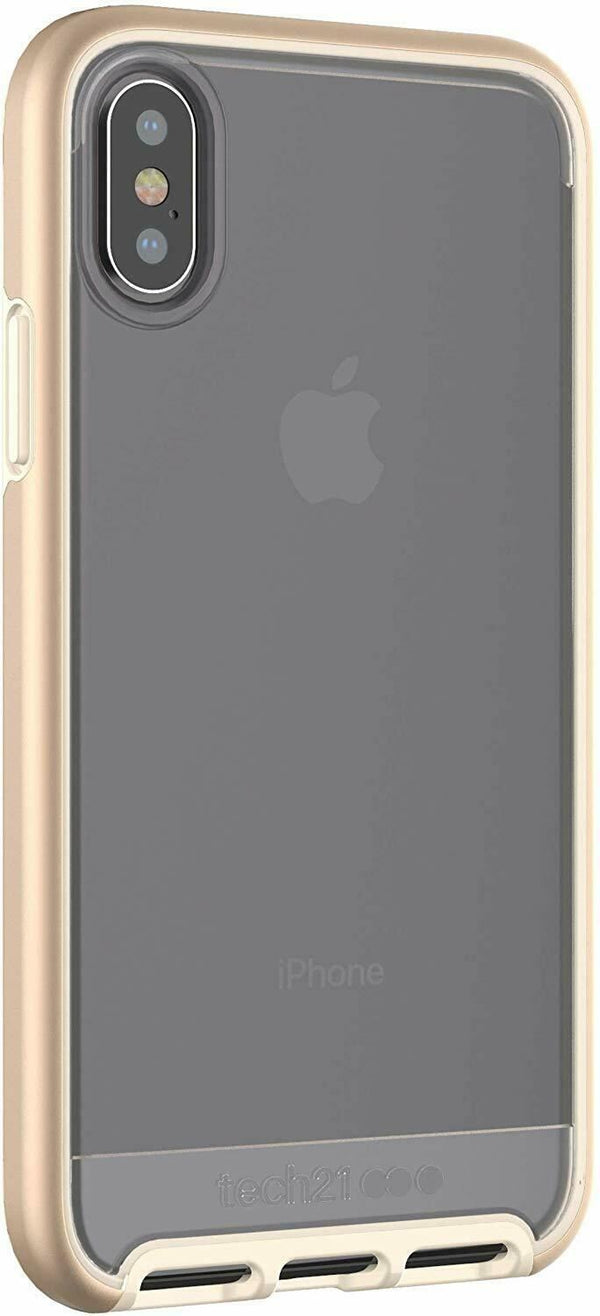 Tech21 Evo Elite Case Back Cover for iPhone X XS Gold T21-5910