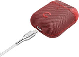 Cygnett TekView Airpods 1st/2nd Gen Case Red - CY2957TEKVI