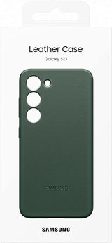 Samsung Galaxy S23 Leather Case Green - EF-VS911LGEGWW