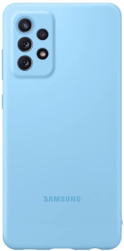 Samsung Galaxy A72 Silicone Cover Blue - EF-PA725TLEGWW