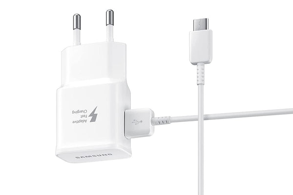 Samsung 15W EU Mains Charger White with A to C Cable - EP-TA20EWECGWW