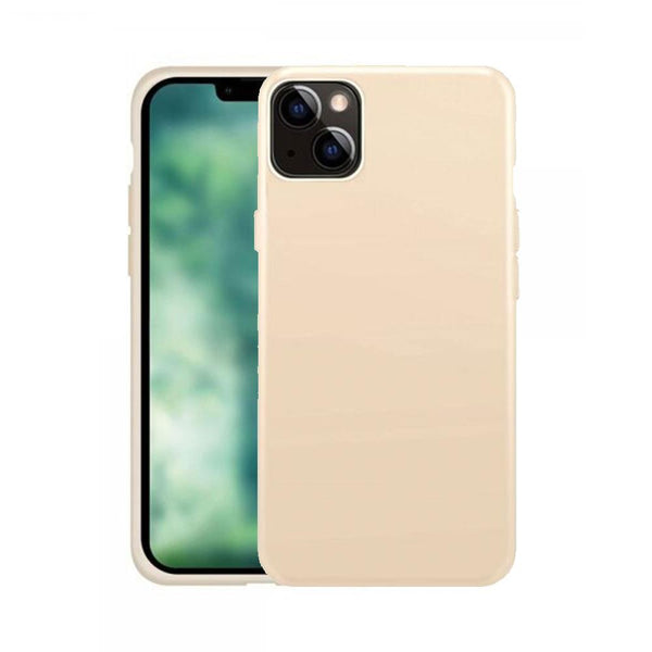 Xqisit Silicone Case for iphone 14 Plus 6.7" Silky Nude - 50537