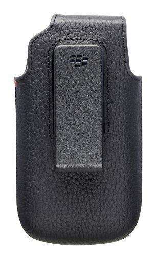 Genuine Blackberry Black Leather Swivel Holster Torch 9850 9860 ACC-38960-201